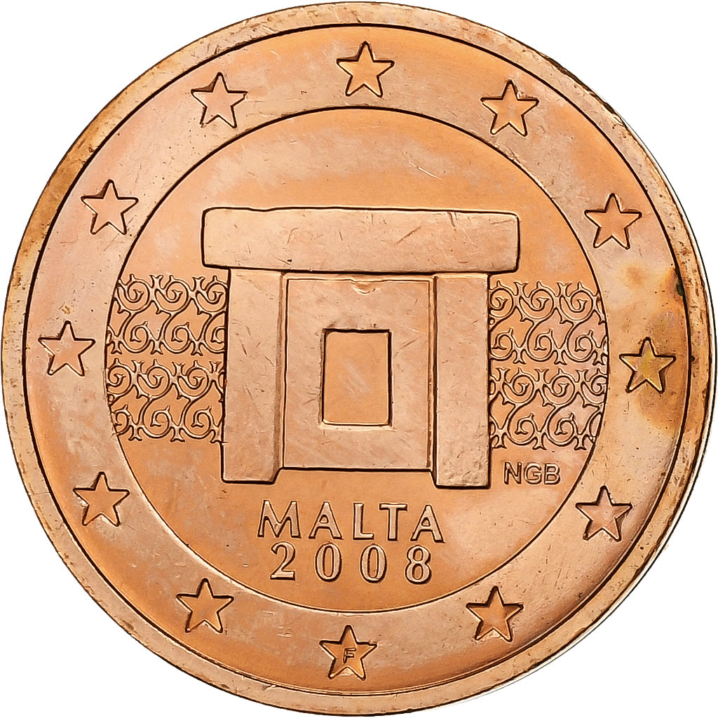 malta, 
  
  2 euro centy, 
  
  BU