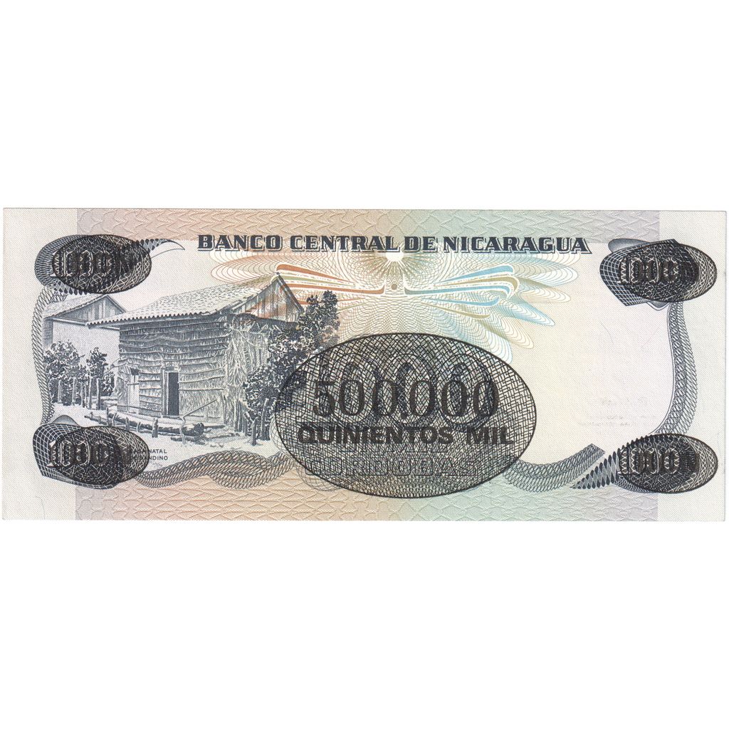 bankovka, 
  
  Nikaragua, 
  
  500