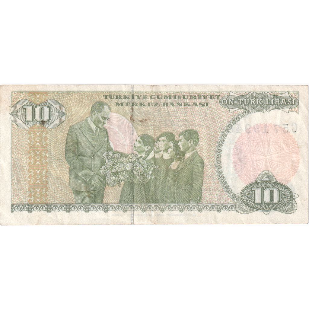 Turecko, 
  
  10 lír, 
  
  1979