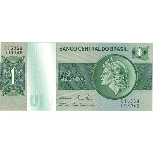 Brazília, 
  
  1 Cruzeiro, 
  
  KM:191Ab