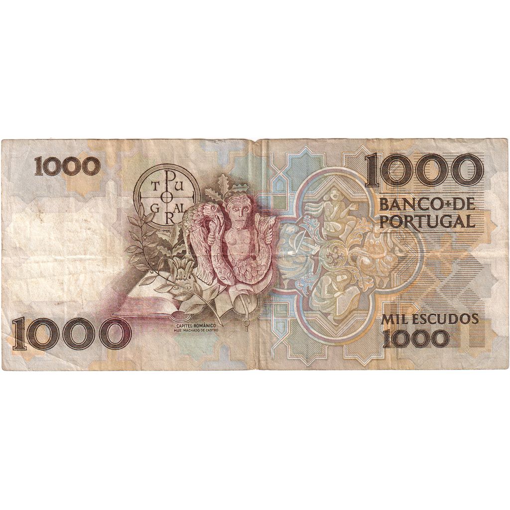 Portugalsko, 
  
  1000 Escudos, 
  
  1987-02-26