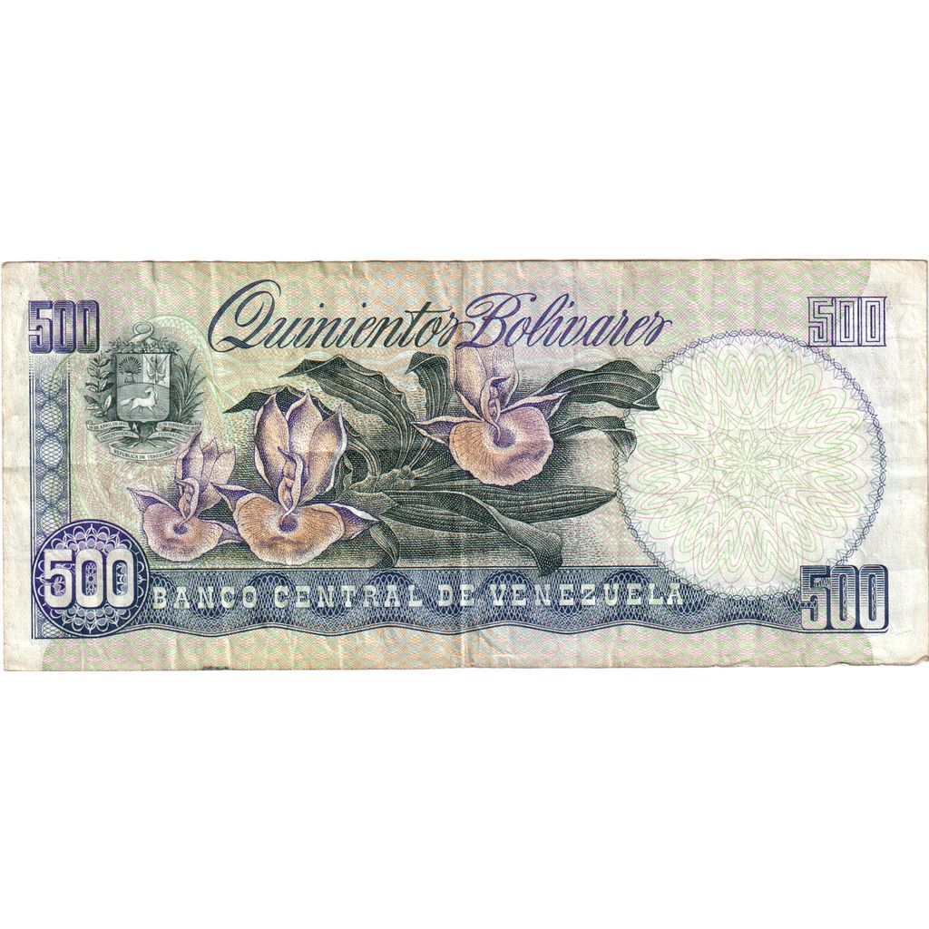 Venezuela, 
  
  500 Bolivarov, 
  
  1990-05-31