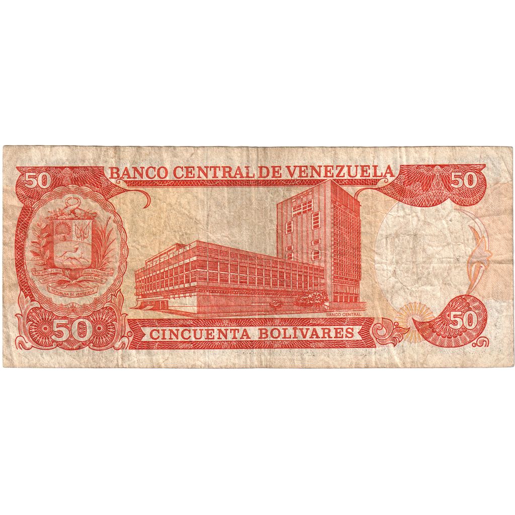 Venezuela, 
  
  50 Bolivarov, 
  
  1990-05-31