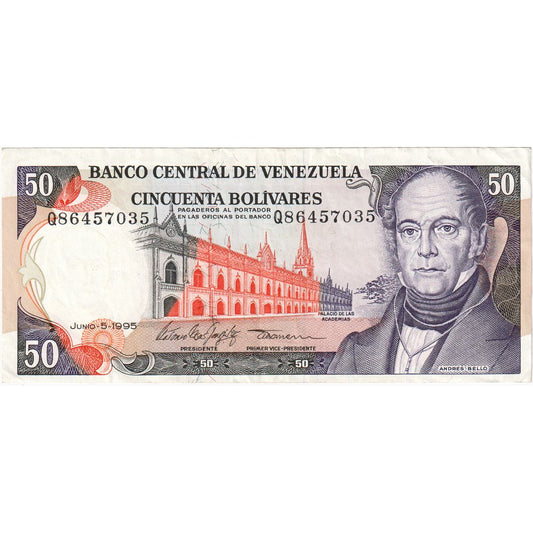 Venezuela, 
  
  50 Bolivarov, 
  
  1995-06-05