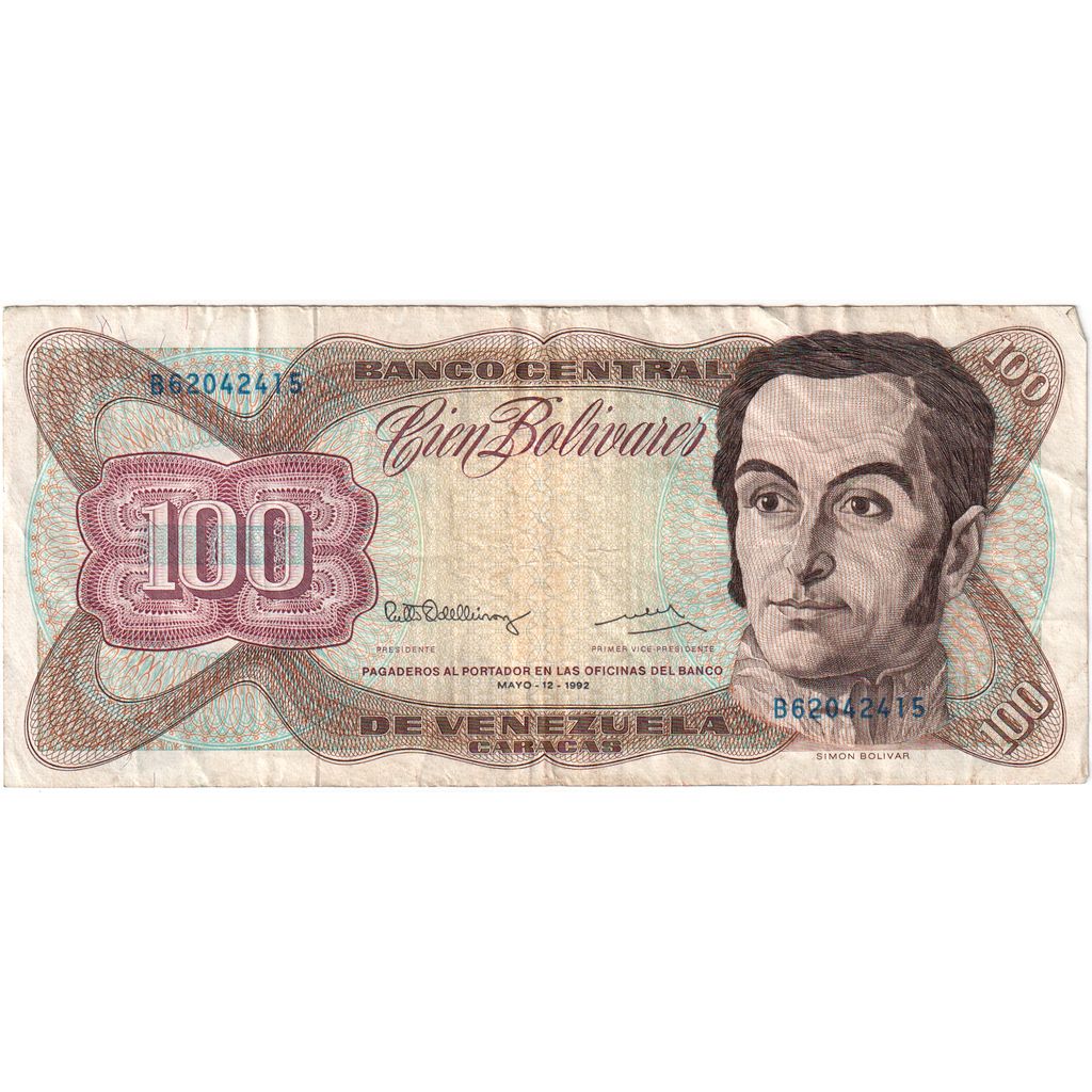 Venezuela, 
  
  100 Bolivarov, 
  
  8. 12. 1992