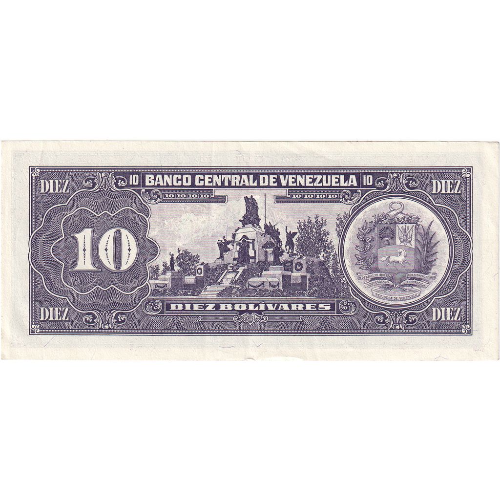 Venezuela, 
  
  10 bolívarov, 
  
  1995-06-05