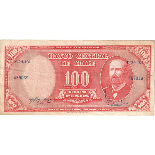 Čile, 
  
  100 pesos = 10 kondorov, 
  
  EF(40-45)