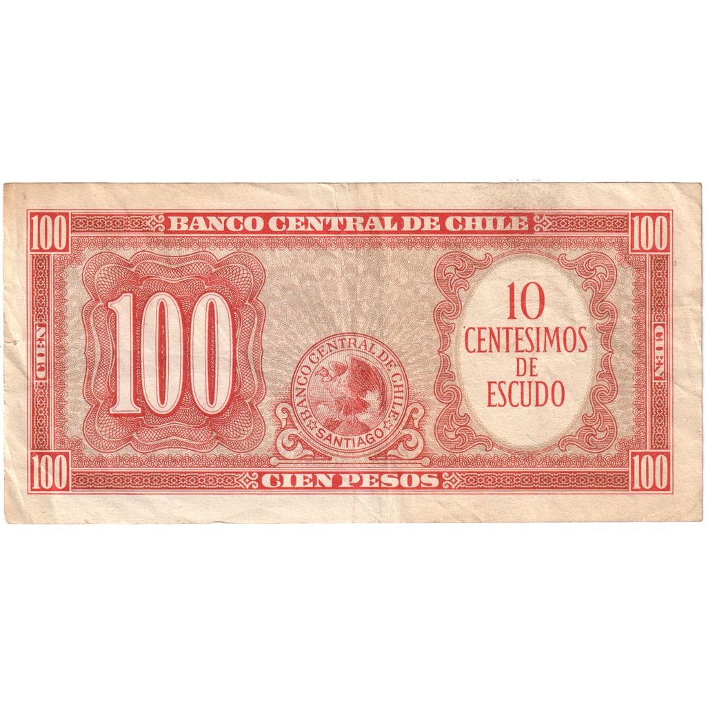 Čile, 
  
  100 pesos = 10 kondorov, 
  
  EF(40-45)