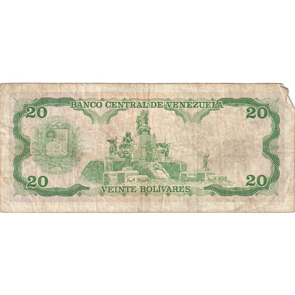 Venezuela, 
  
  20 Bolivarov, 
  
  7. 9. 1989