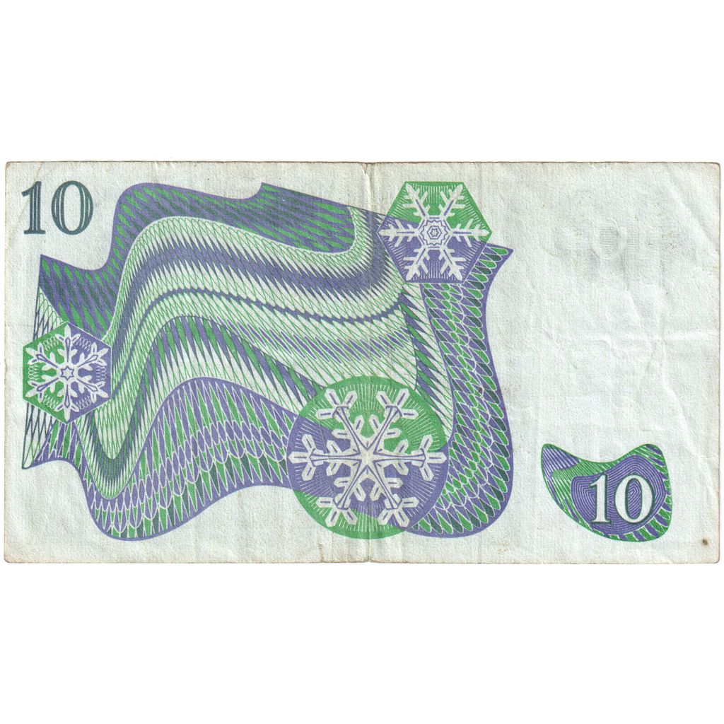 Švédsko, 
  
  10 korún, 
  
  1984