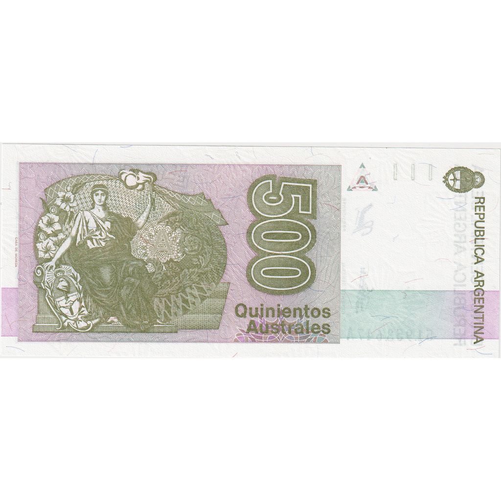 Argentína, 
  
  500 Austrálčanov, 
  
  UNC(65-70)