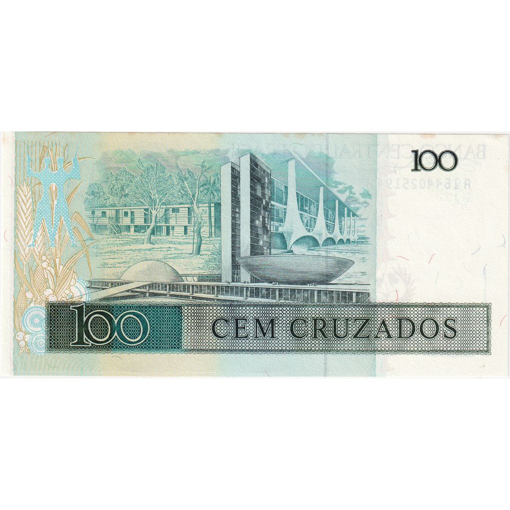 Brazília, 
  
  100 Cruzados, 
  
  UNC(65-70)