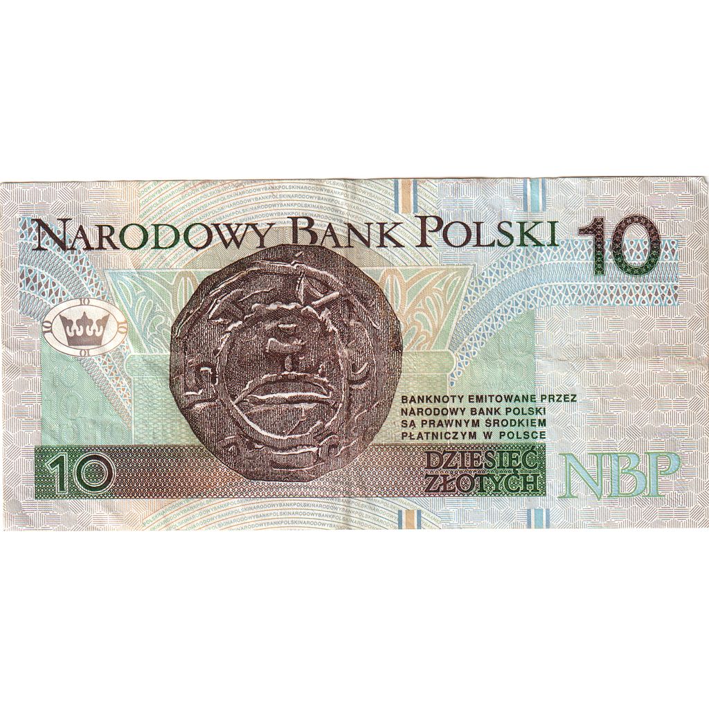 Poľsko, 
  
  10 zlotych, 
  
  1994-03-25