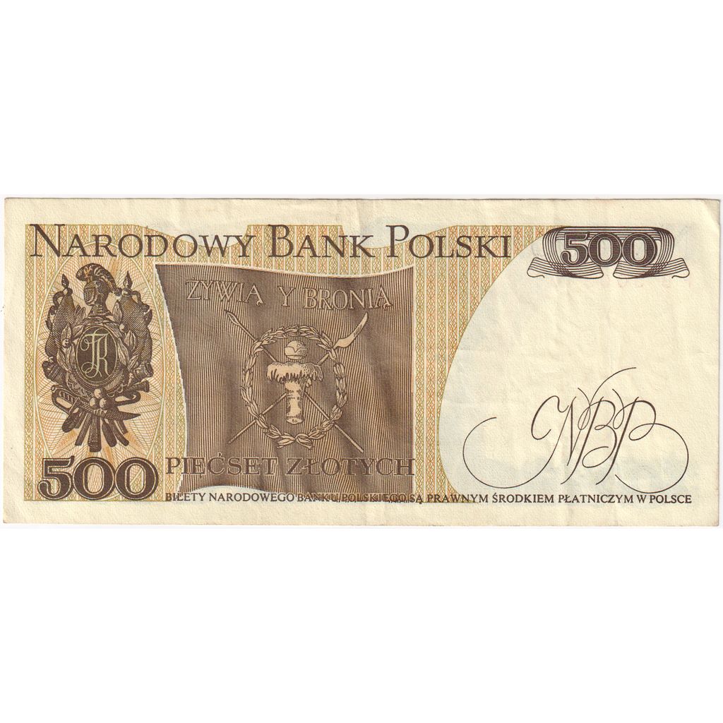 Poľsko, 
  
  500 zlotých, 
  
  EF(40-45)