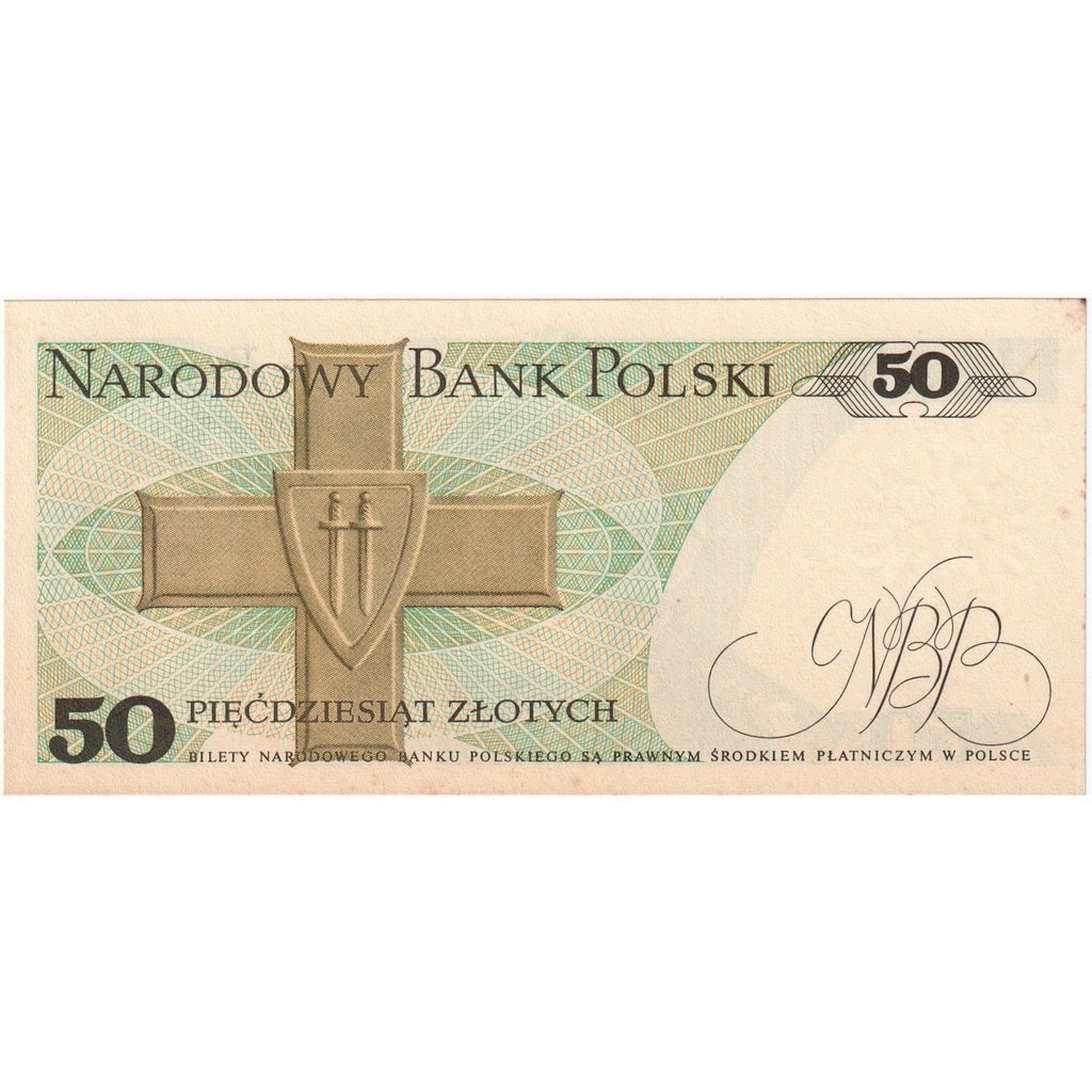 Poľsko, 
  
  50 zlotých, 
  
  1988-06-01