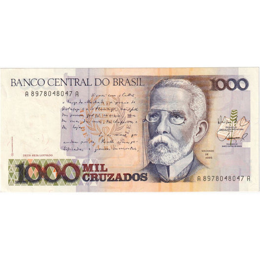 Brazília, 
  
  1000 Cruzados, 
  
  KM: 213b