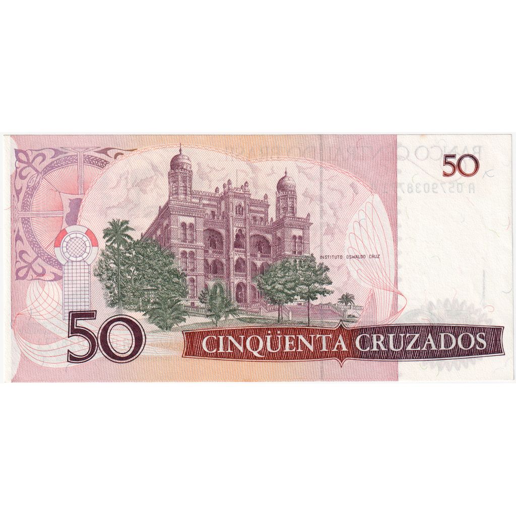 Brazília, 
  
  50 Cruzados, 
  
  UNC(65-70)