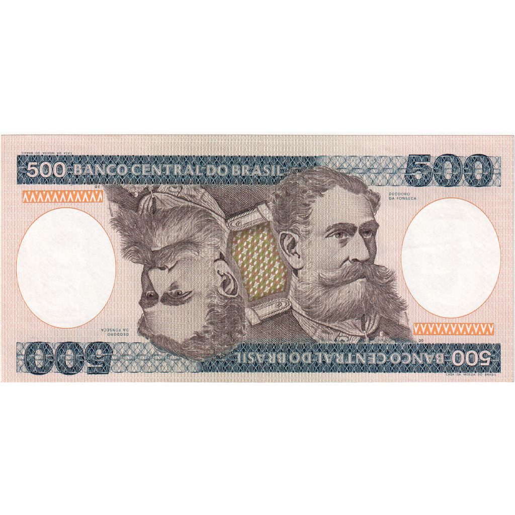 Brazília, 
  
  500 Cruzeiros, 
  
  KM: 200b