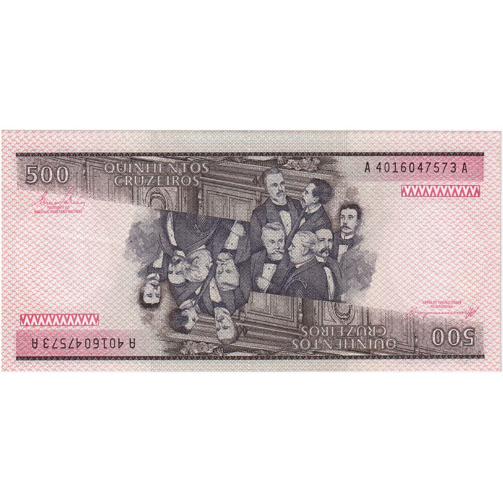 Brazília, 
  
  500 Cruzeiros, 
  
  KM: 200b