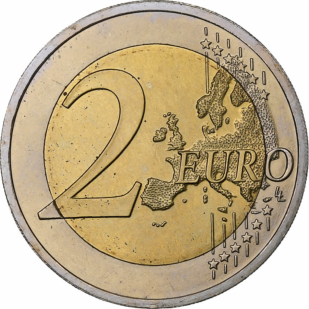 Rakúsko, 
  
  2 eurá, 
  
  Union économique et monétaire