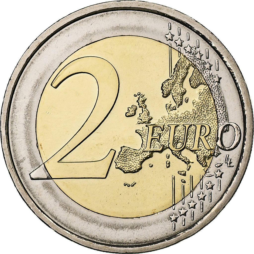 Rakúsko, 
  
  2 eurá, 
  
  200. výročie - Národná banka