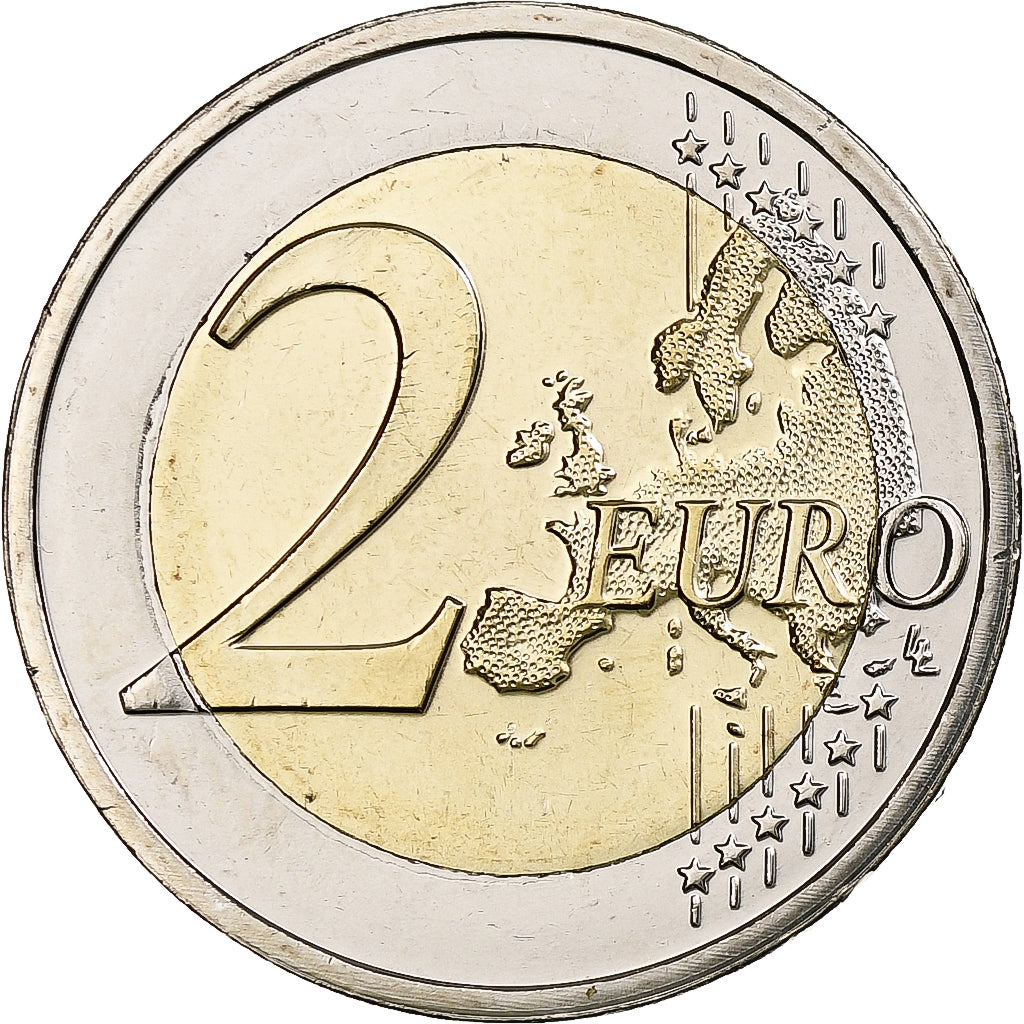 Luxembursko, 
  
  2 eurá, 
  
  175. výročie nezávislosti Luxemburska