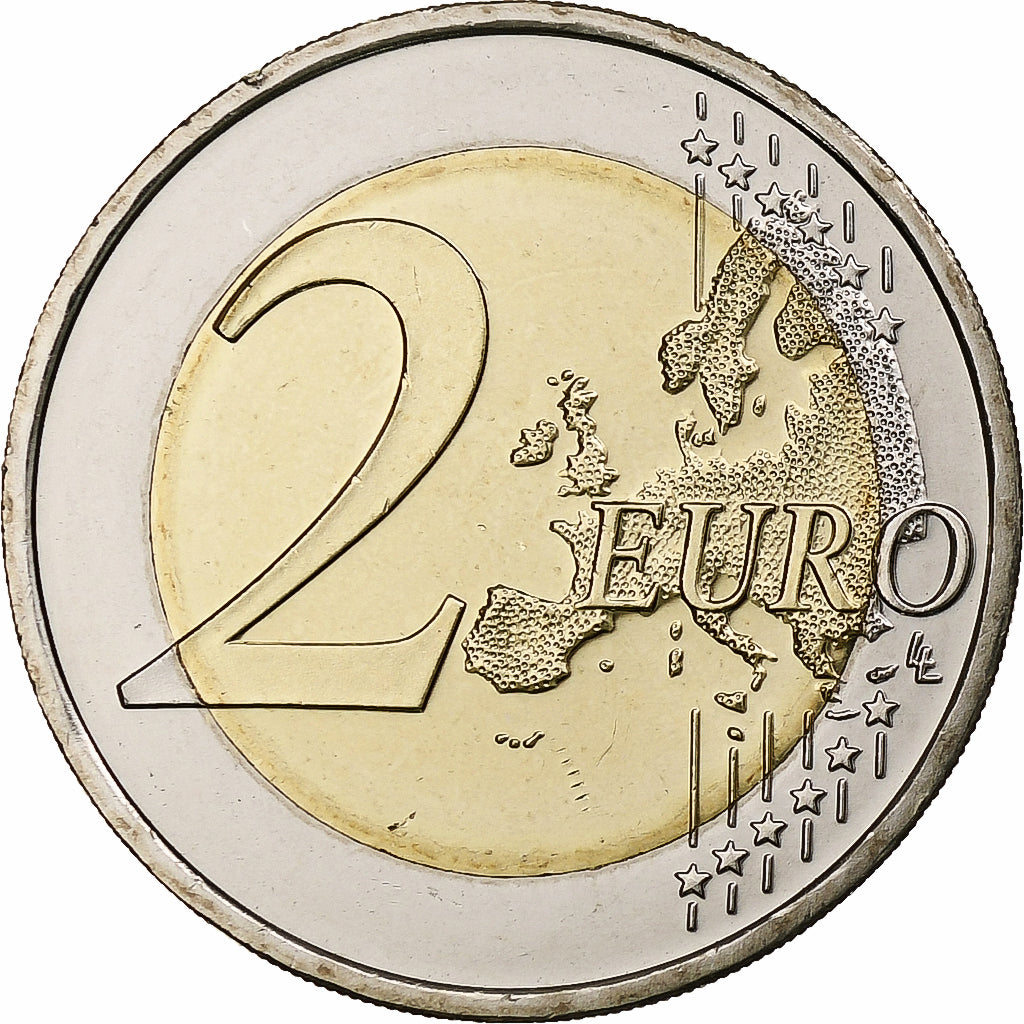 Lotyšsko, 
  
  2 eurá, 
  
  predsedníctvo EÚ