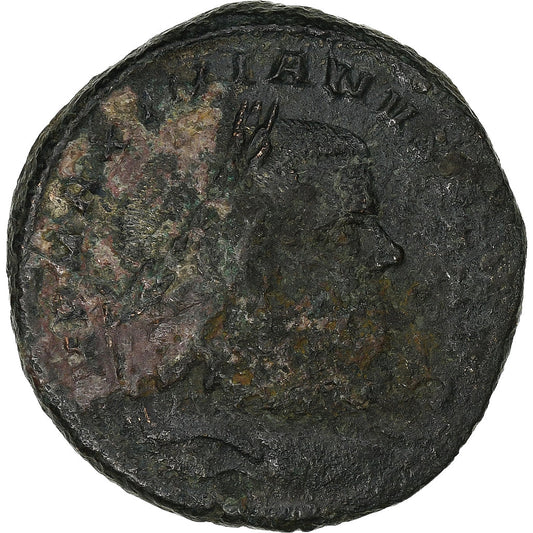 Maximianus, 
  
  1/4 Follis, 
  
  300