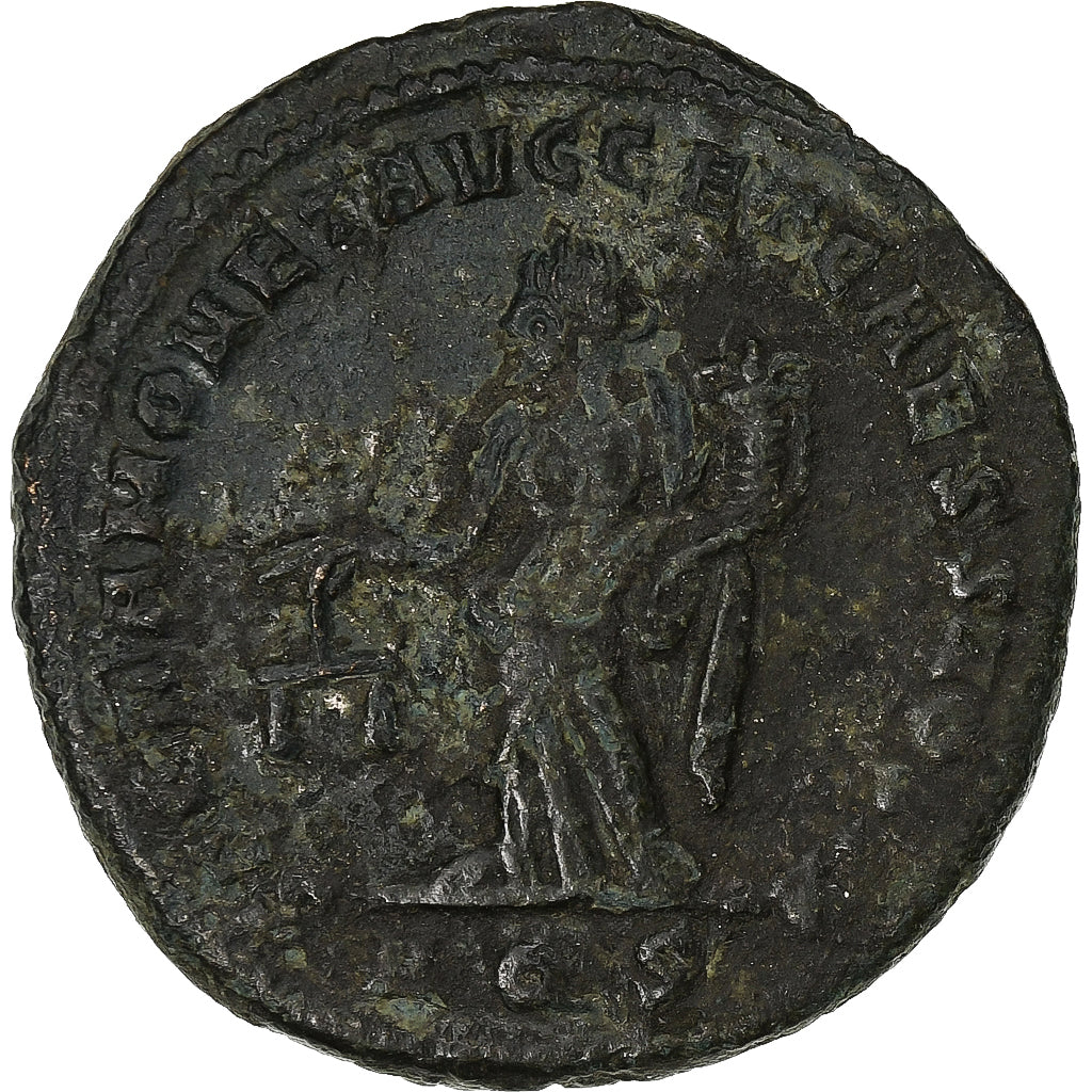 Maximianus, 
  
  1/4 Follis, 
  
  300