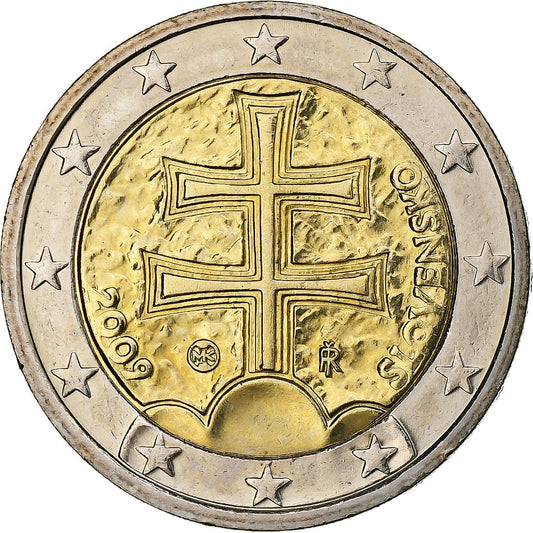 Slovensko, 
  
  2 eurá, 
  
  2009