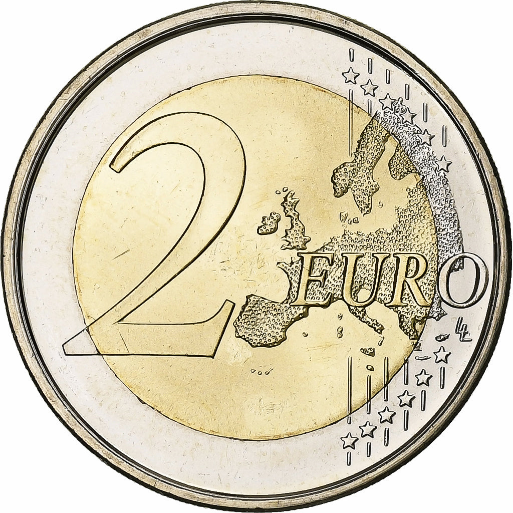 Španielsko, 
  
  2 eurá, 
  
  10 rokov v hotovosti v eurách