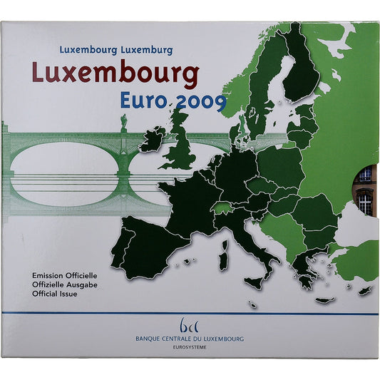 Luxembursko, 
  
  Set 1 ct. - 2 eurá, 
  
  BU