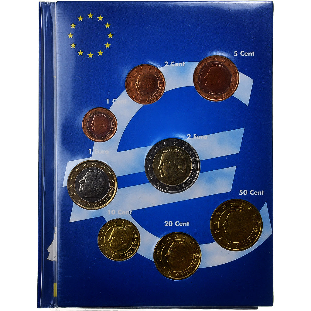 Belgicko, 
  
  Set 1 ct. - 2 eurá, 
  
  Euro set