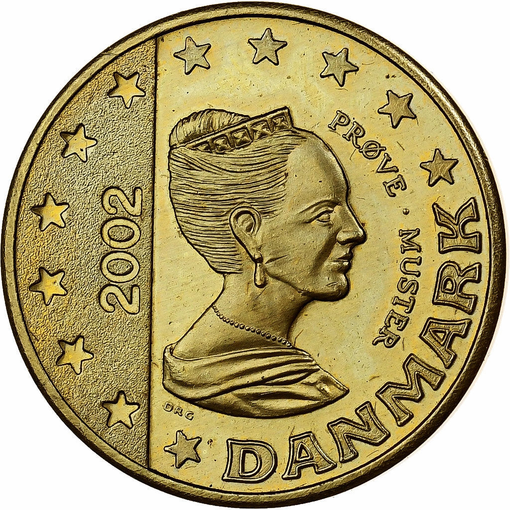 Dánsko, 
  
  Margrethe II, 
  
  50 centimov