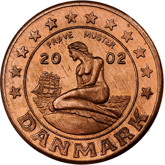 Dánsko, 
  
  Margrethe II, 
  
  2 Centimes