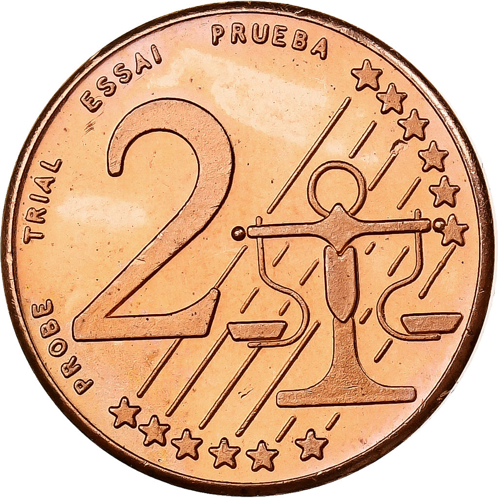 Andorra, 
  
  2 Centimes, 
  
  Fantasy Trial Euro