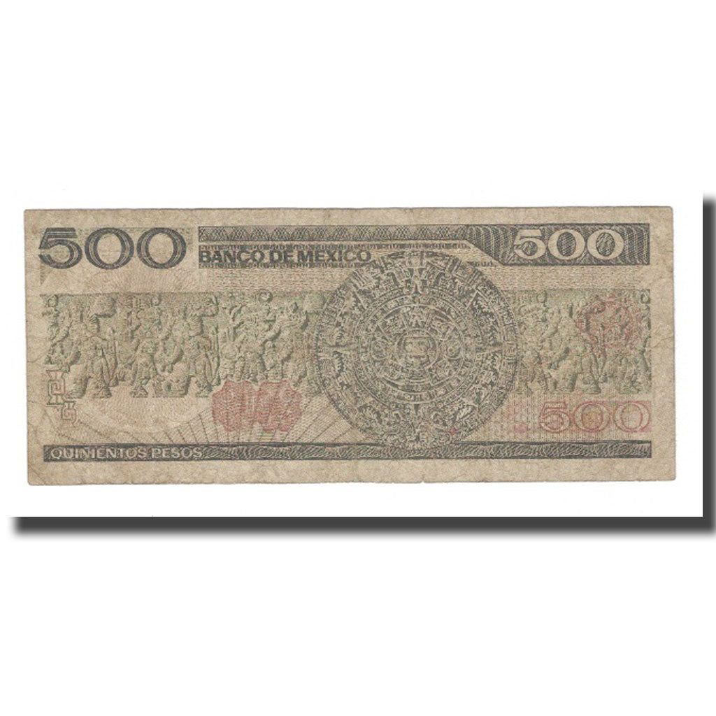 bankovka, 
  
  Mexiko, 
  
  500 pesos