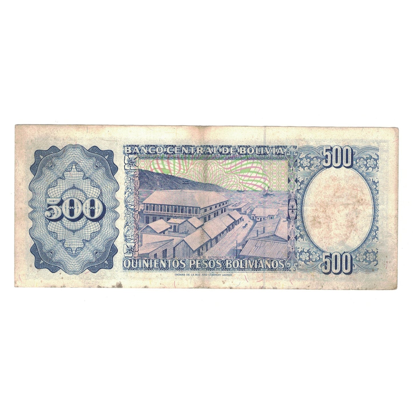 bankovka, 
  
  Bolívia, 
  
  500 bolívianskych pesos