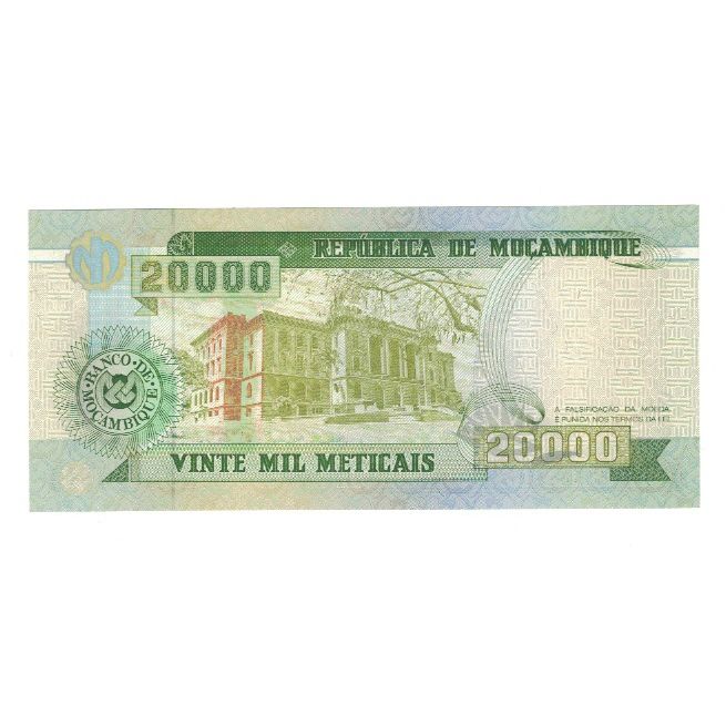 bankovka, 
  
  Mozambik, 
  
  20