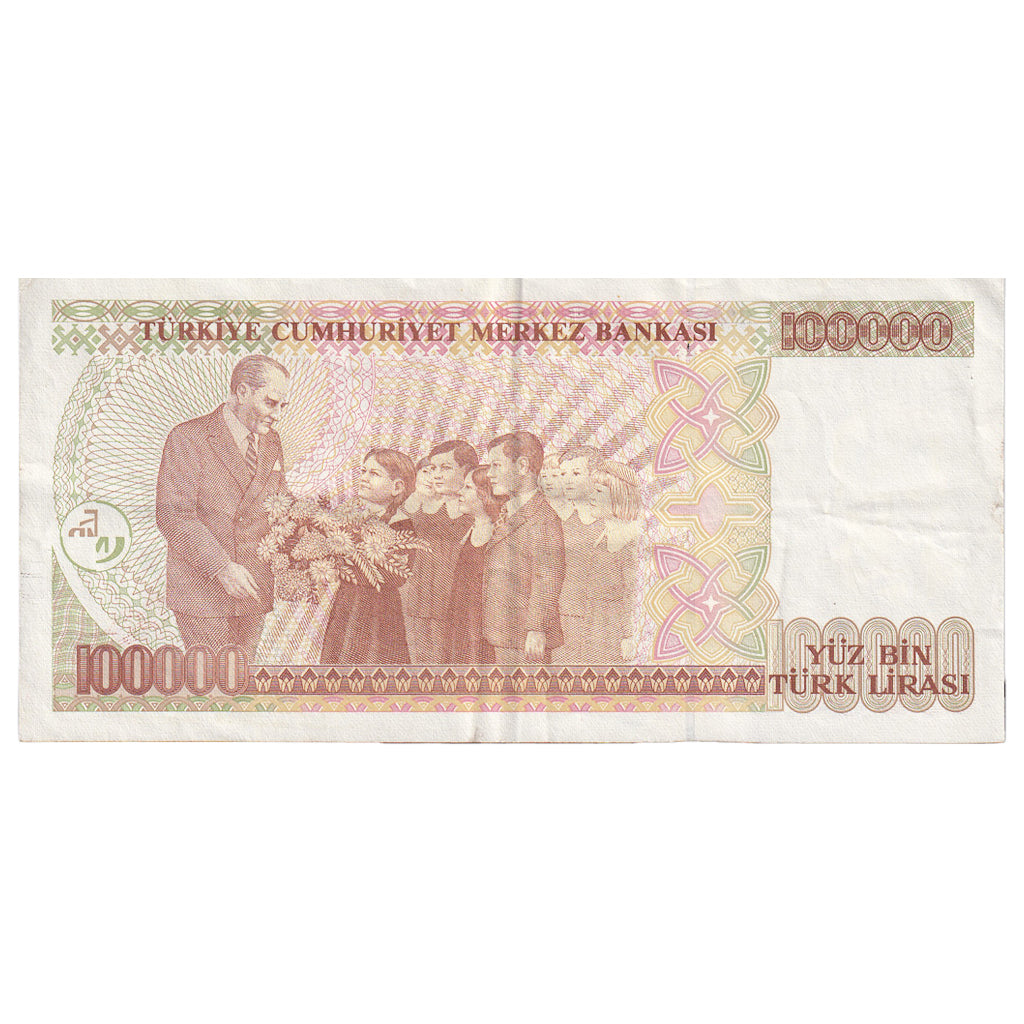 Turecko, 
  
  100, 
  
  000 lír