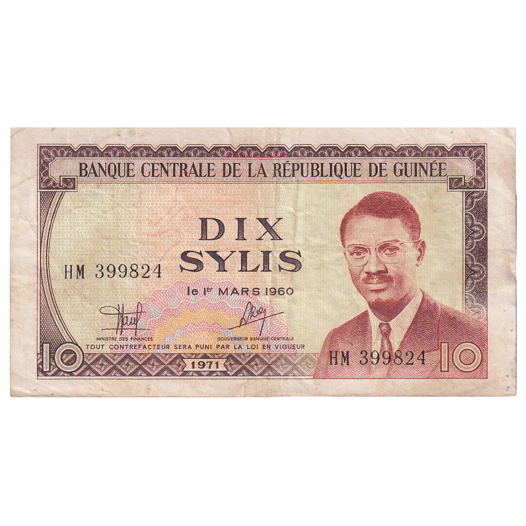 Guinea, 
  
  10 Sylis, 
  
  1960