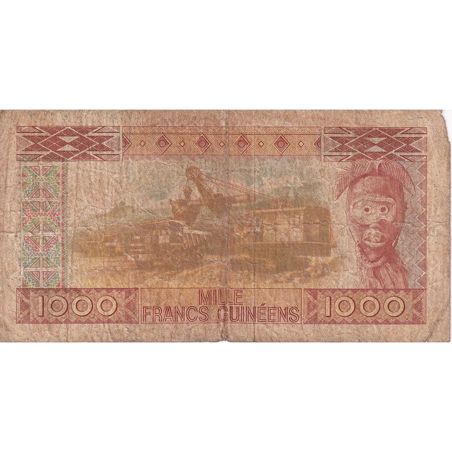 Guinea, 
  
  1000 frankov, 
  
  1985