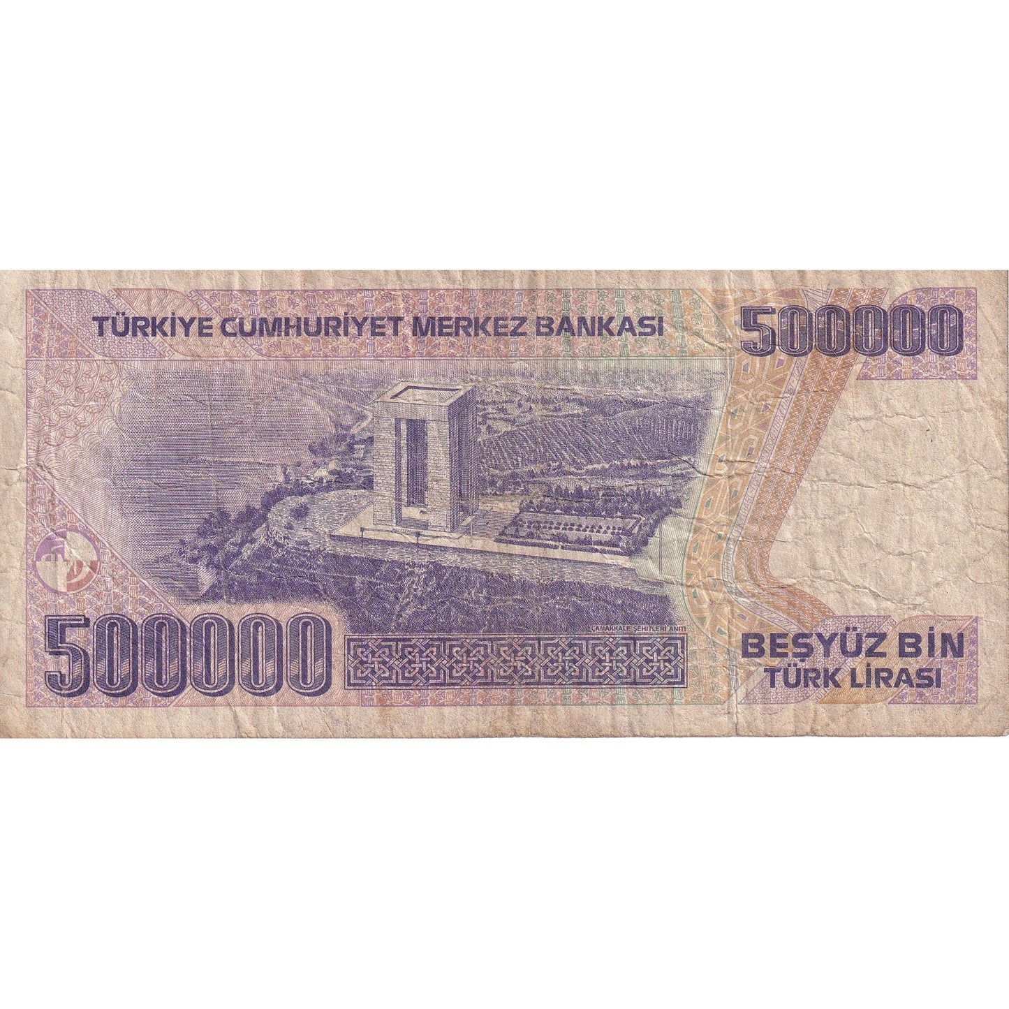 Turecko, 
  
  500, 
  
  000 lír