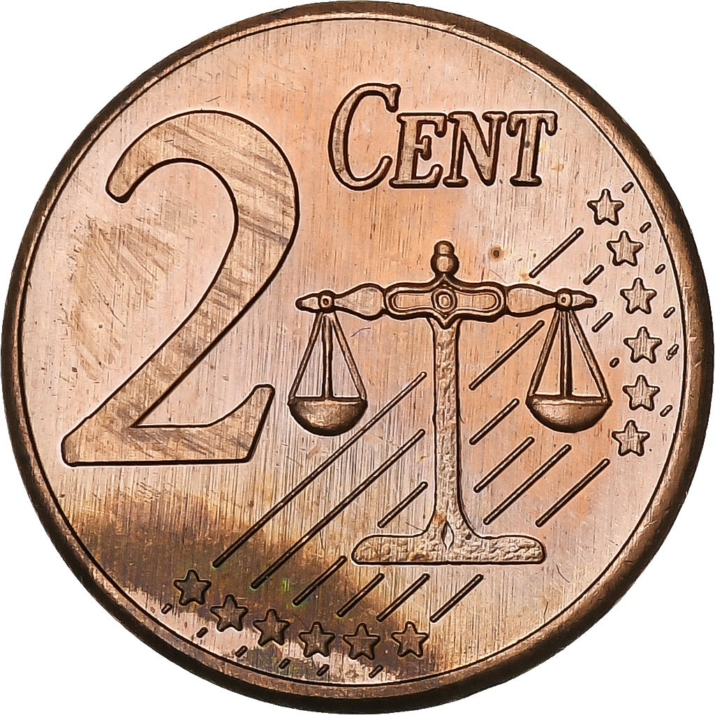 Dánsko, 
  
  2 euro centy, 
  
  2002