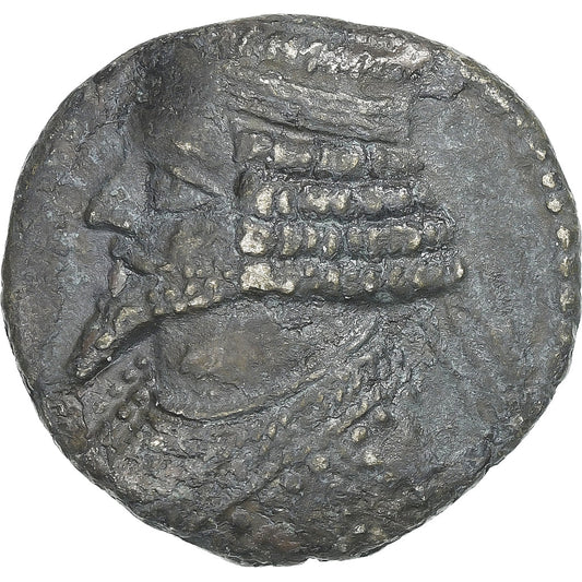 Phraates IV, 
  
  tetradrachm, 
  
  cca. 27 pred Kr