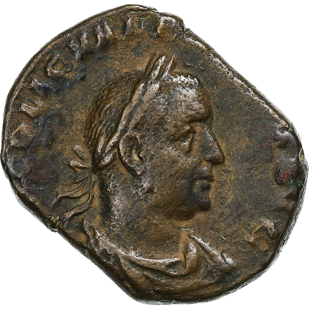 Valerián I, 
  
  Sestertius, 
  
  254