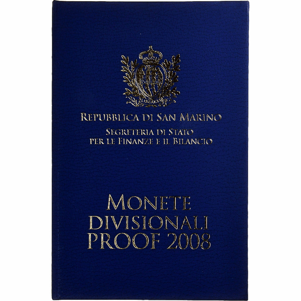 San Marino, 
  
  1 cent až 2 eurá, 
  
  Dôkaz