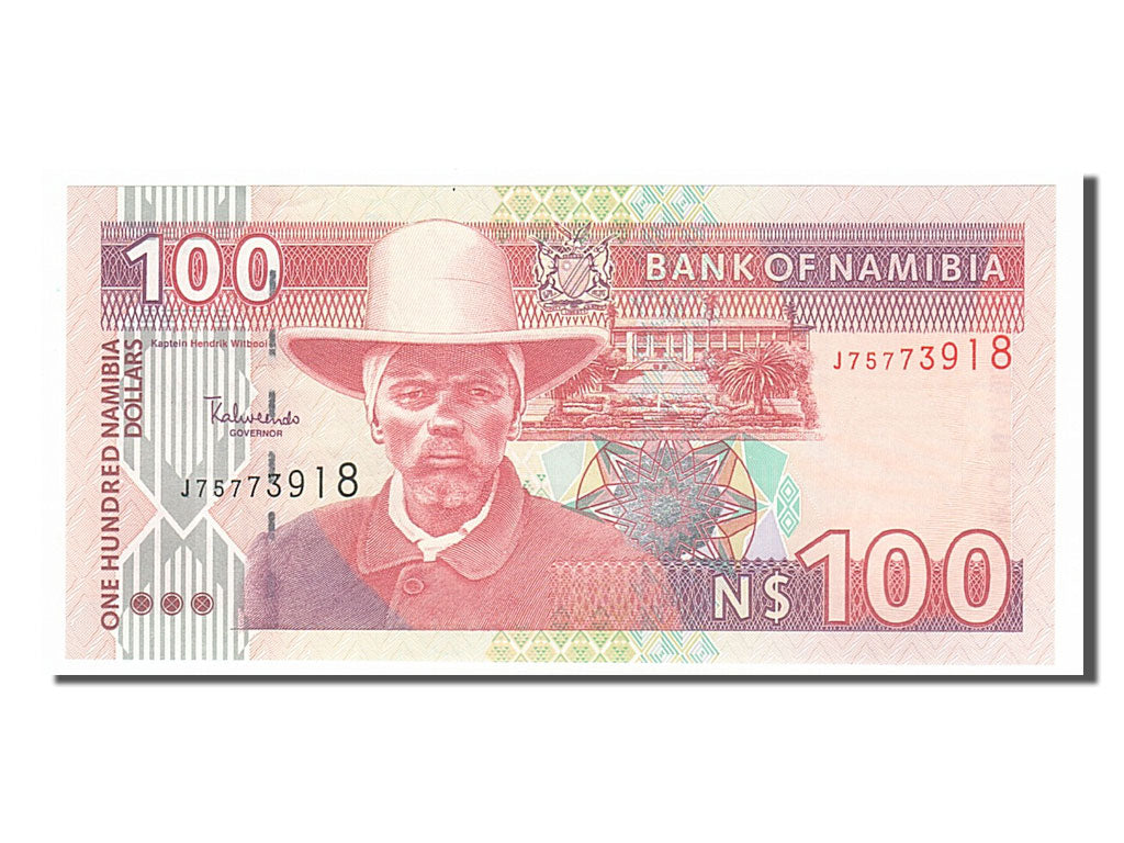 bankovka, 
  
  Namíbia, 
  
  100 namíbijských dolárov