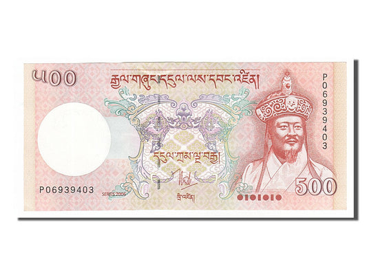 bankovka, 
  
  Bhután, 
  
  500 ngultrum