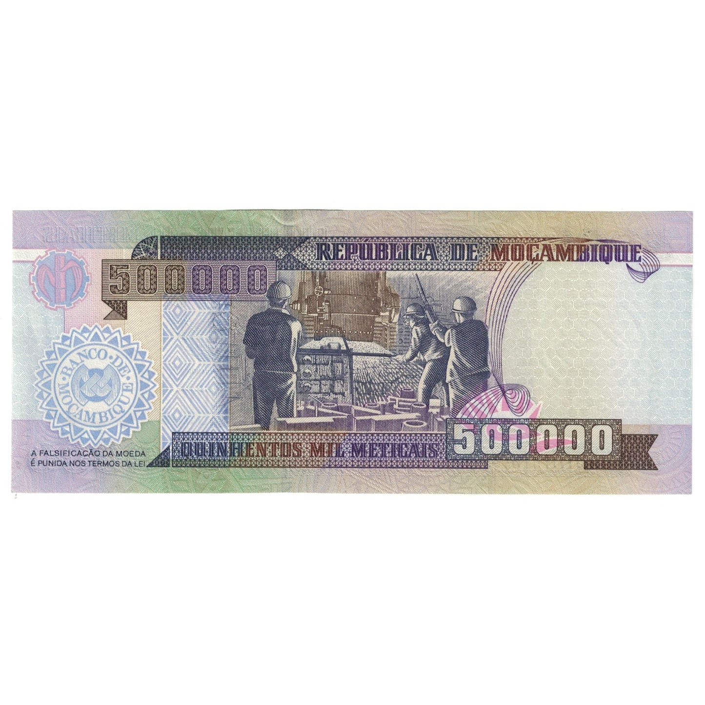 bankovka, 
  
  Mozambik, 
  
  500